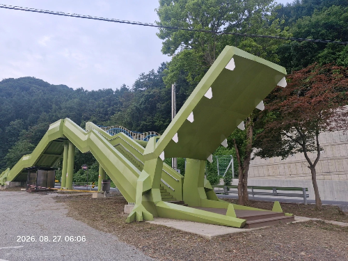 월악산 악어봉 등산코스 입구