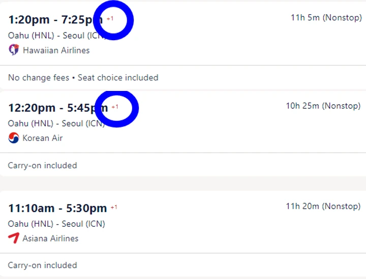 하와이 여행 항공예약