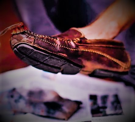 가죽 청소 광택