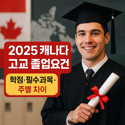 2025 캐나다 고등학교 졸업요건 총정리 (학점&middot;필수과목&middot;주별 차이)