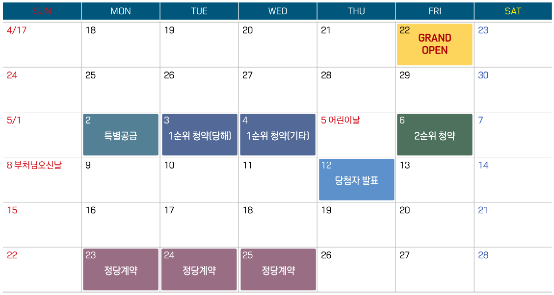 분양일정