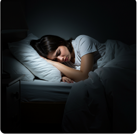 수면장애로 괴로워하는 여성