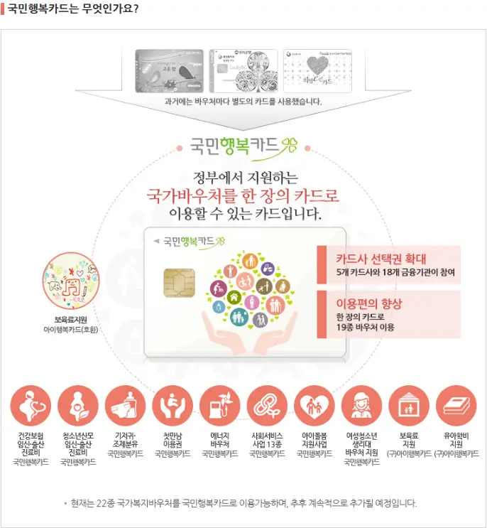 국민행복카드 개념