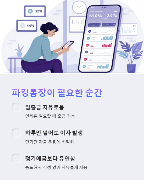 파킹통장이 필요한 순간
