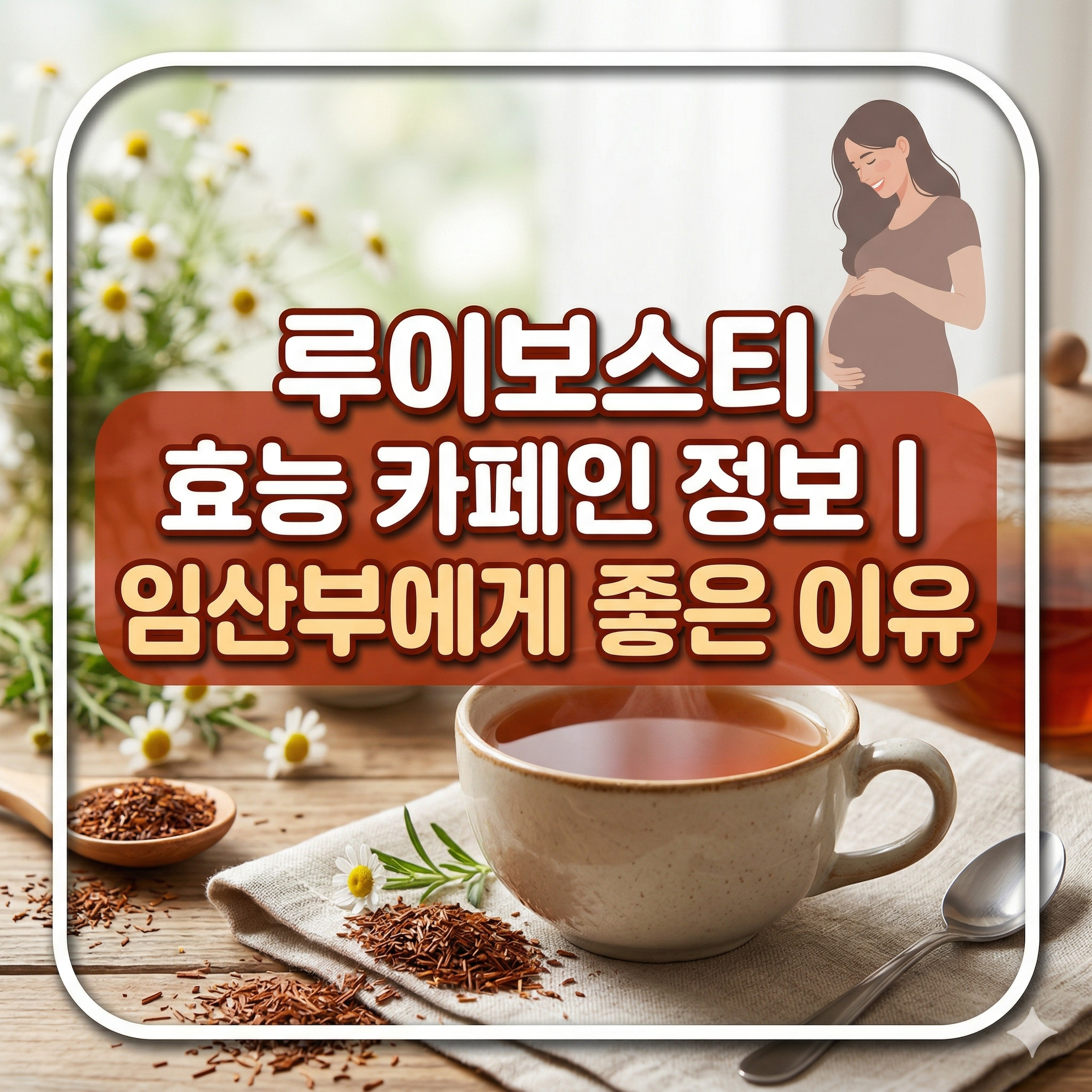 루이보스티 효능 카페인 정보 임산부에게 좋은 이유