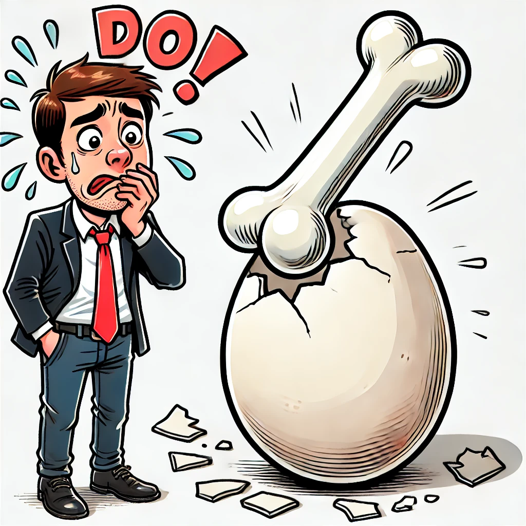 계란유골 (鷄卵有骨) 운이 나쁜 사람은 좋은 기회도 놓친다