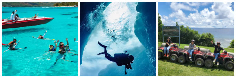 마나가하 섬, 그로토, 타포차우 산 사진