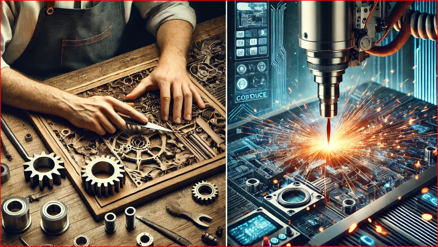 전통 제조 vs CNC 자동화