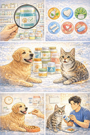 펫 영양제 선택법 관련 사진