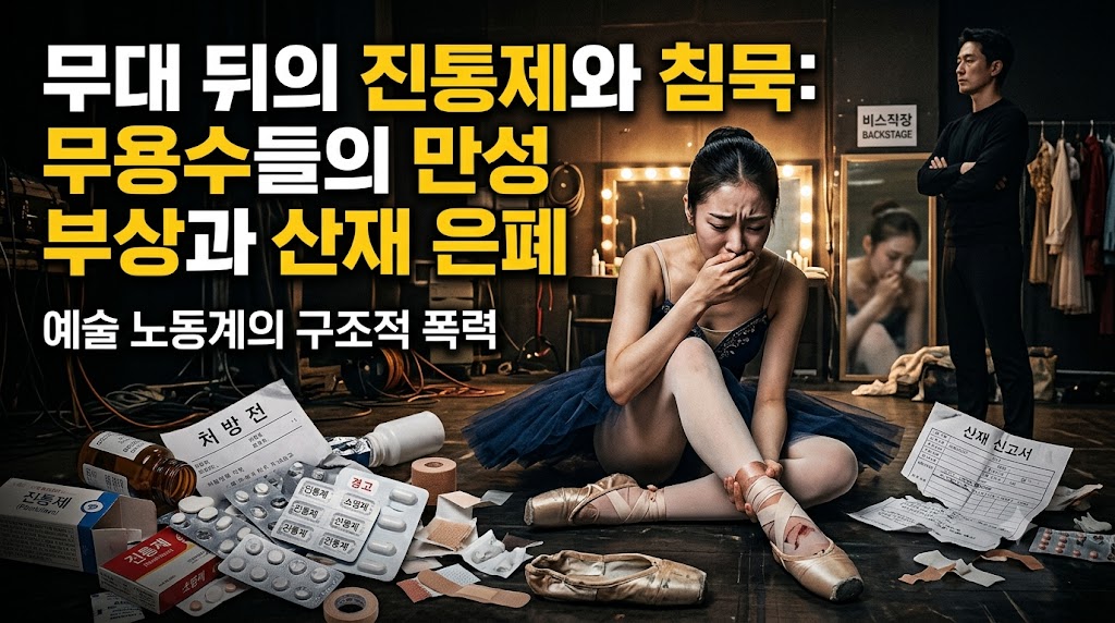 무대 뒤의 진통제와 침묵: 무용수들의 만성 부상과 산재 은폐가 드러내는 예술 노동계의 구조적 폭력