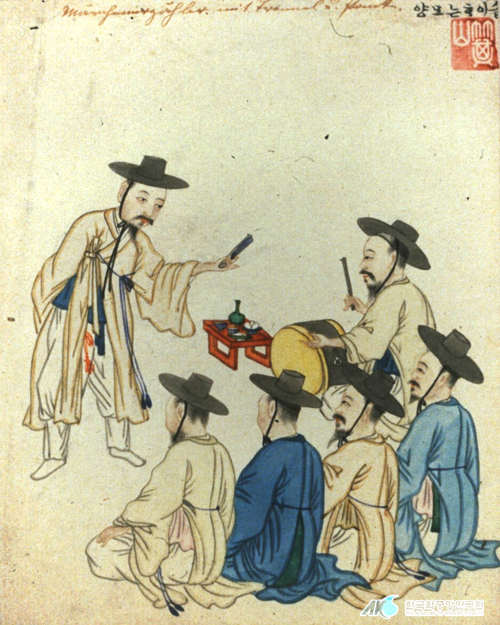 기산풍속도첩／판소리