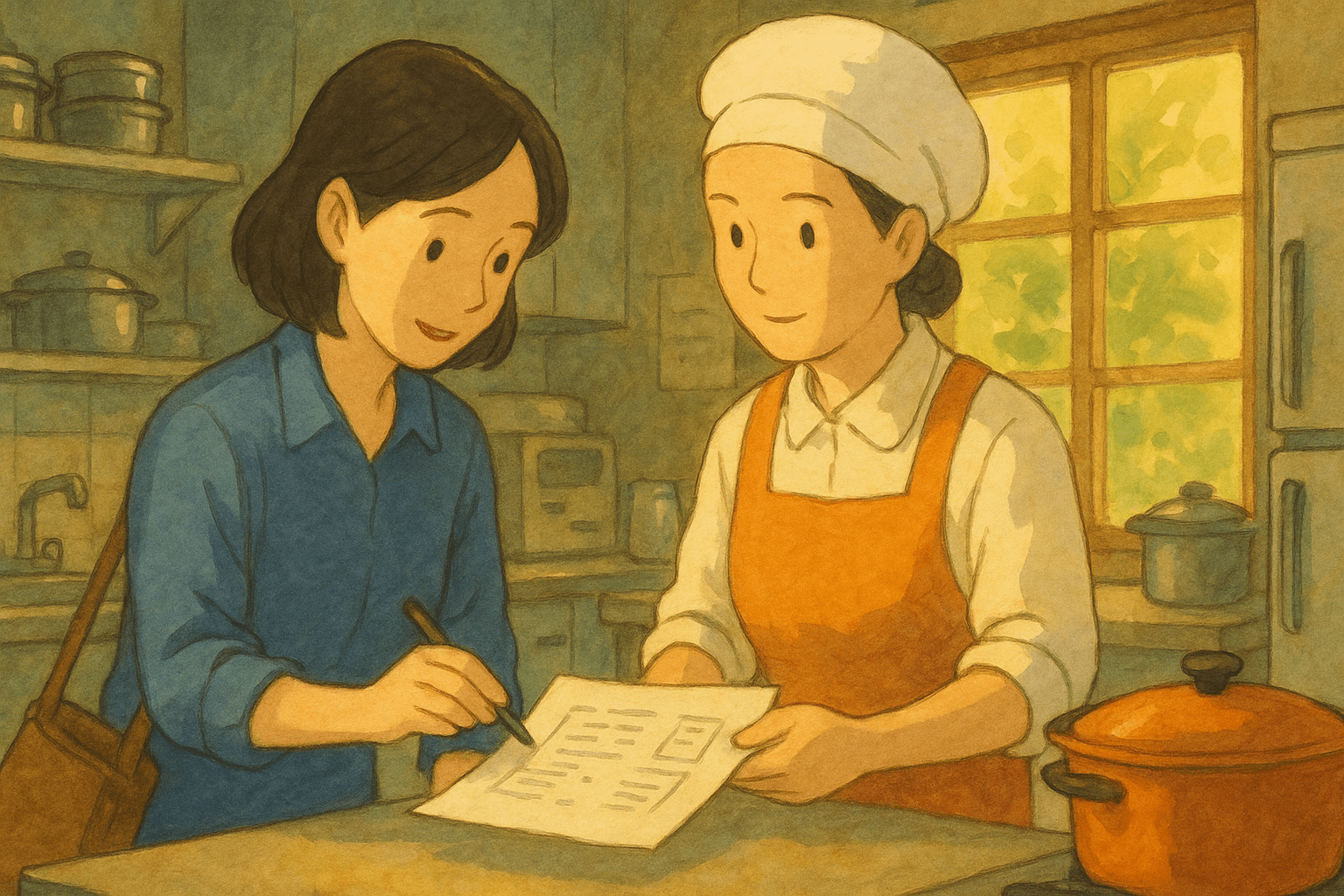 조리사와 소통하는 원장