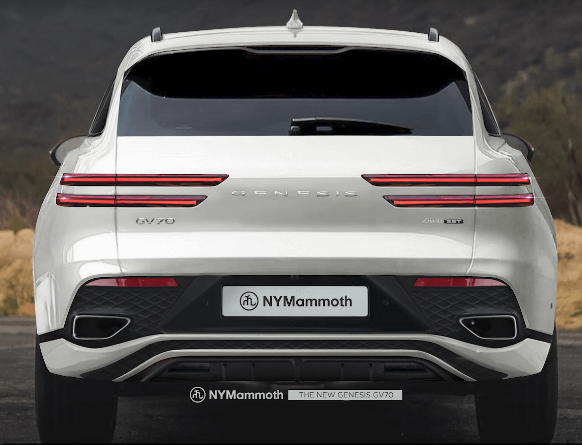 제네시스 GV70 페이스리프트 예상도