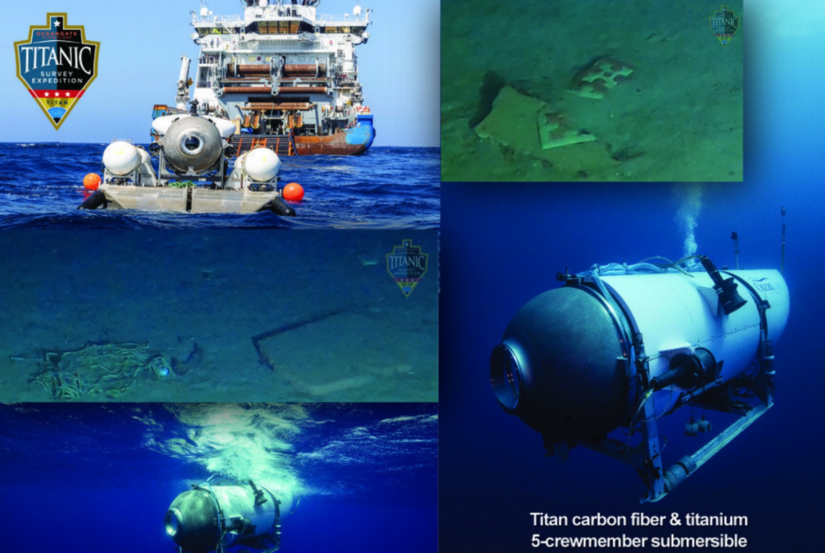 미국 오션게이트 타이타닉 잠수정 실종 사건 3억 4천만원 관광 탑승자 5명 정체 경찰 발표 골든타임