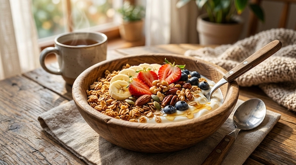 granola yogurt bowl