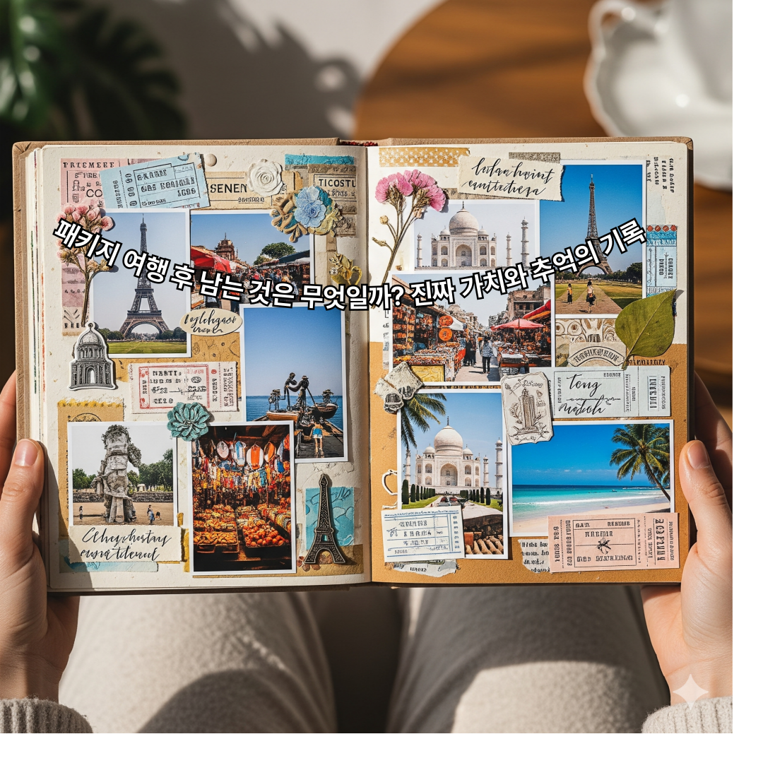 패키지 여행 후 남는 것은 무엇일까? 진짜 가치와 추억의 기록
