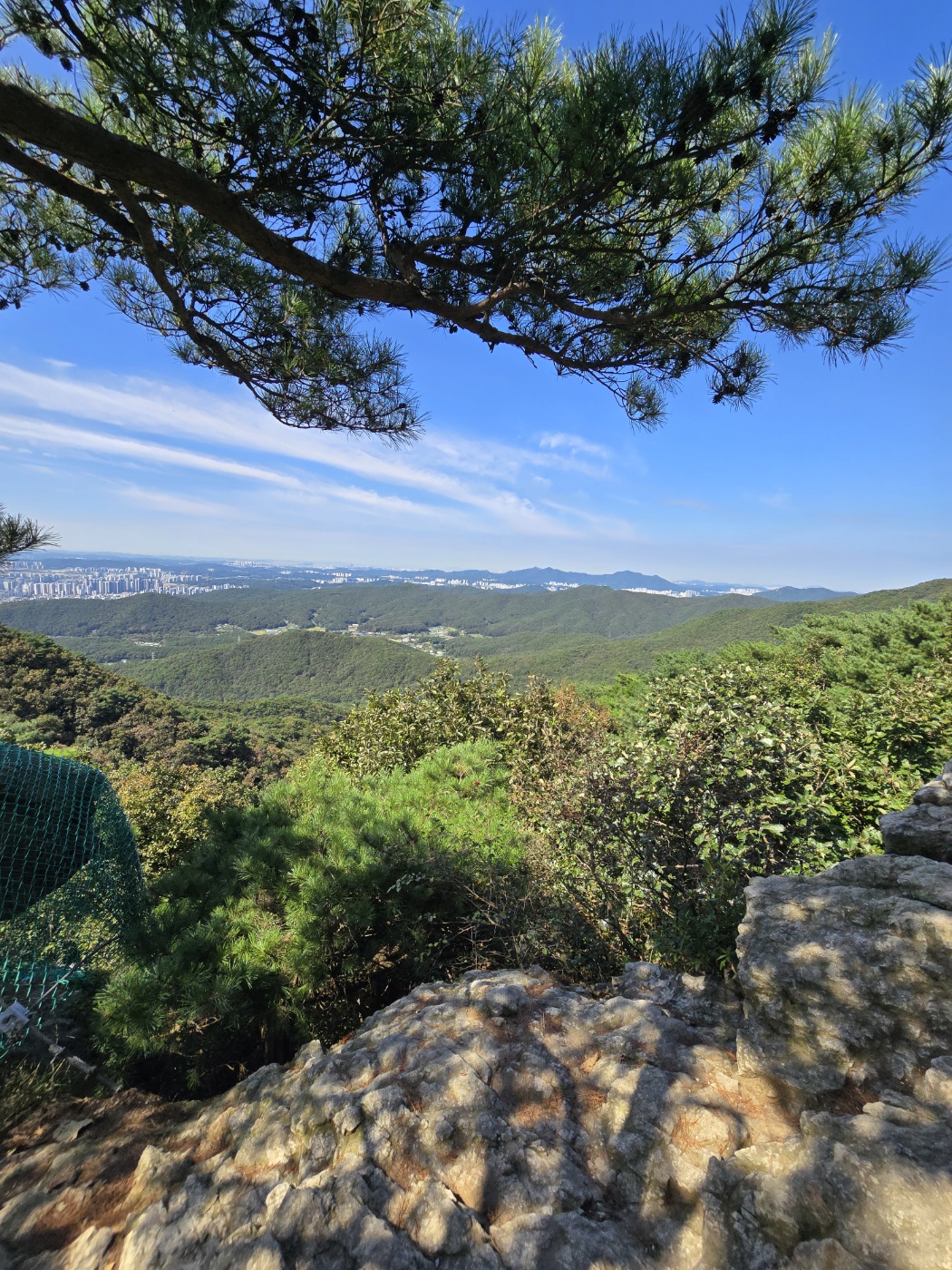 정상에서보는 경치