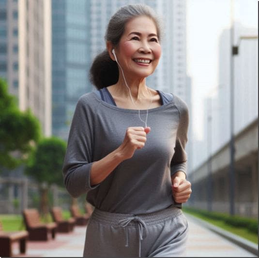 카니보어 다이어트 효과, 운동하는 노인 사진