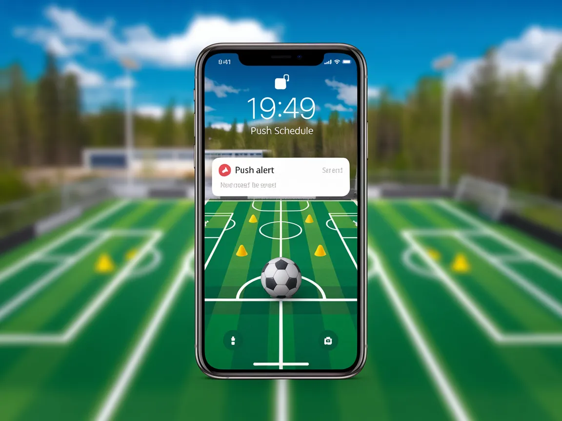 모바일 앱 설치 후 푸시 알림 설정