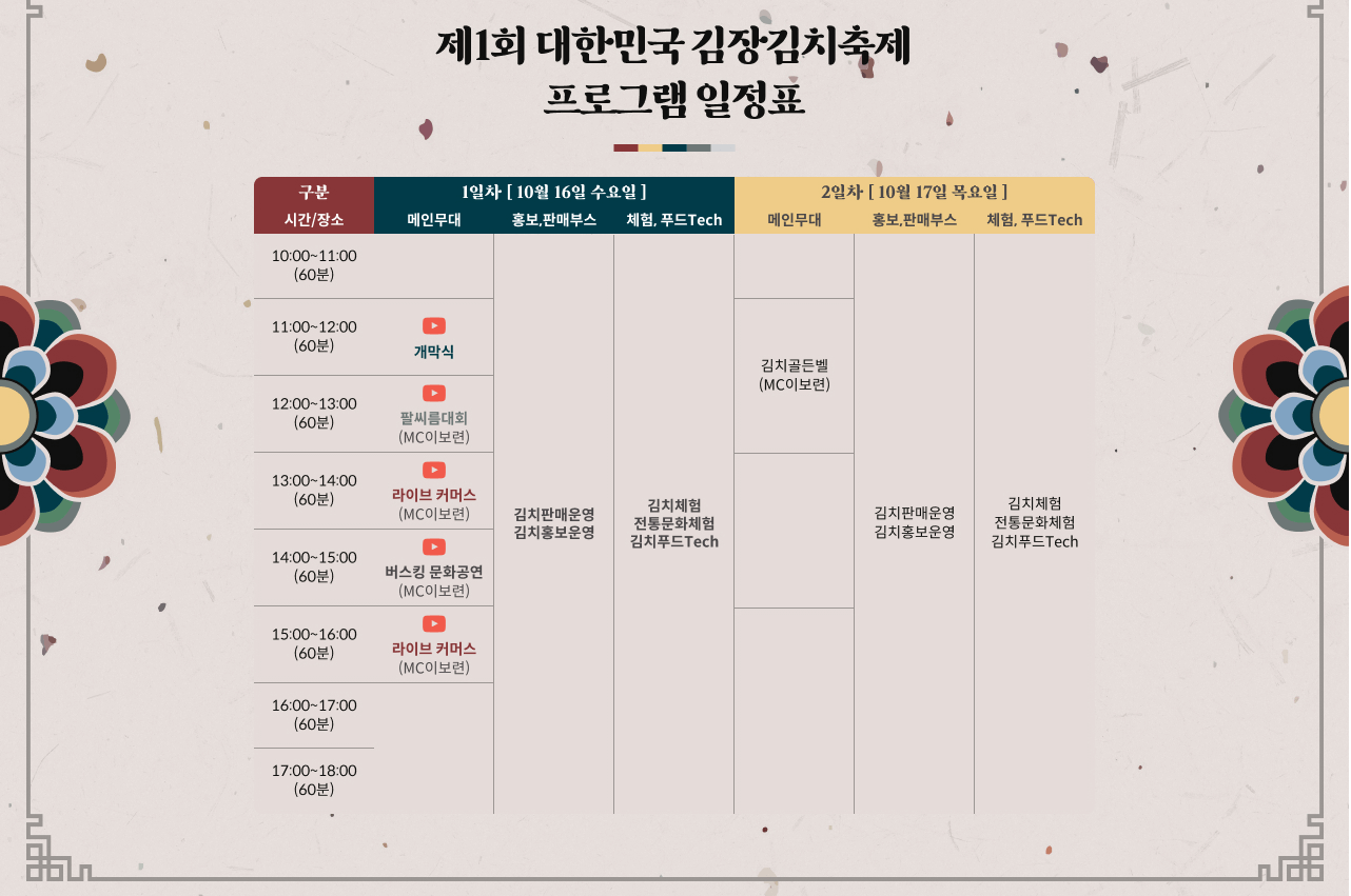 김장 김치 축제