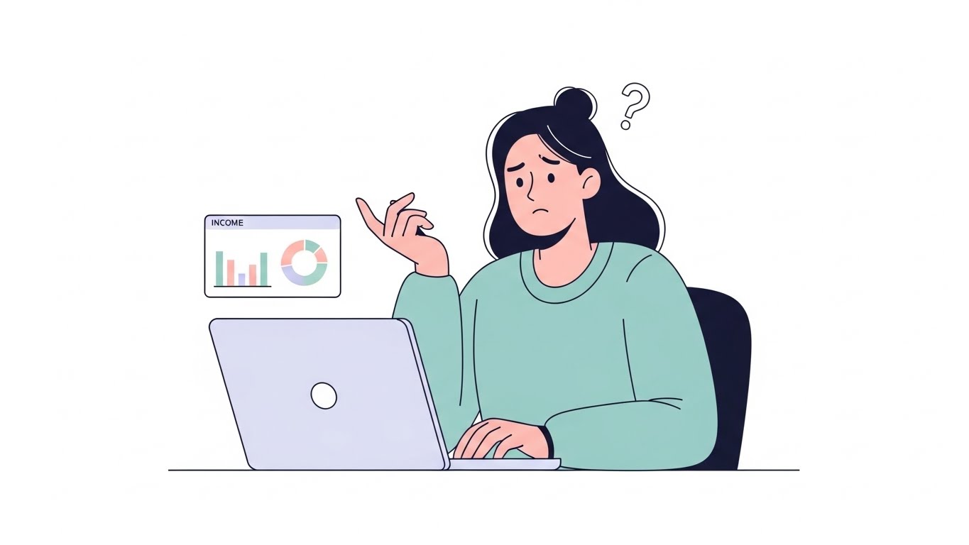 쿠팡파트너스부업을 처음 접한 초보자가 방향을 잡지 못해 고민하는 장면, 시작 전 구조 이해가 필요합니다.