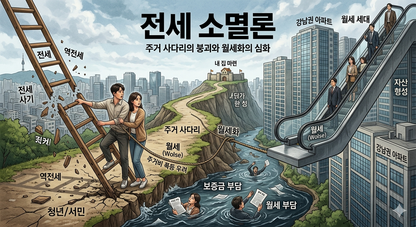 "전세 소멸론"과 주거비 부담 우려