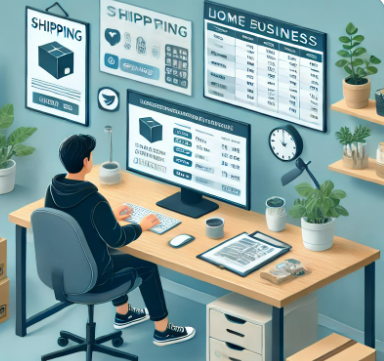 자택근무 온라인 스토어 이미지