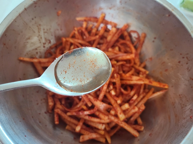 편스토랑 무생채 레시피