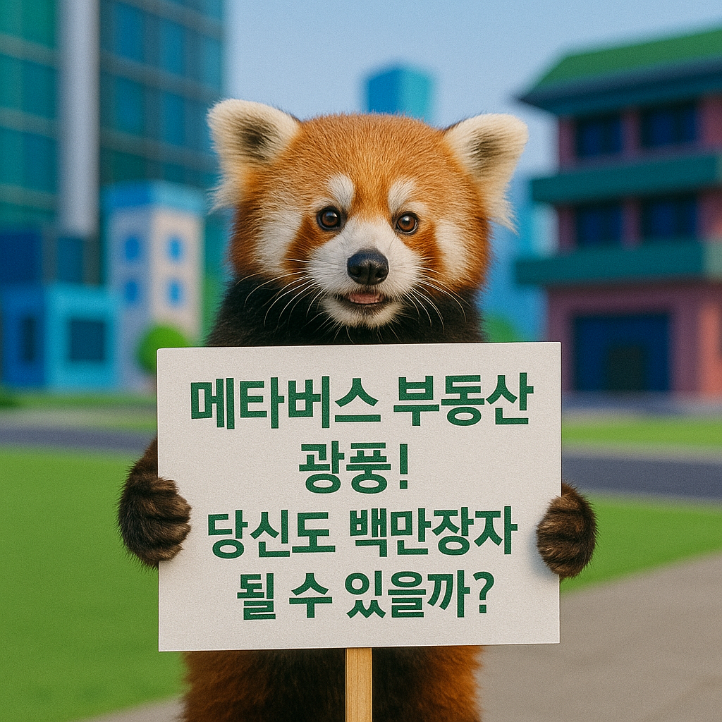 2025년 10월 2일, 메타버스 가상 부동산 투자, 지금이 기회