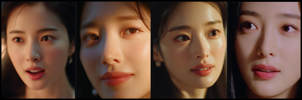 깨달음과 함께 입가에 아주 미세하게 번지는 미소를 포착한 인물 이미지_Midjourney