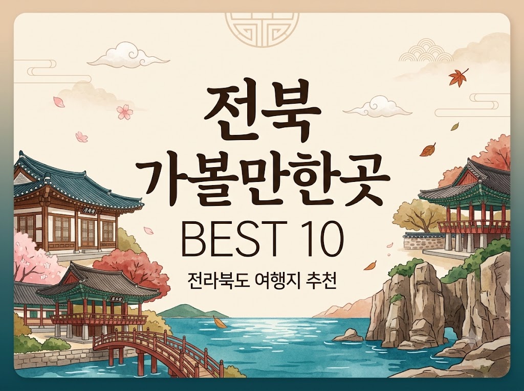 전북 가볼만한곳 베스트10