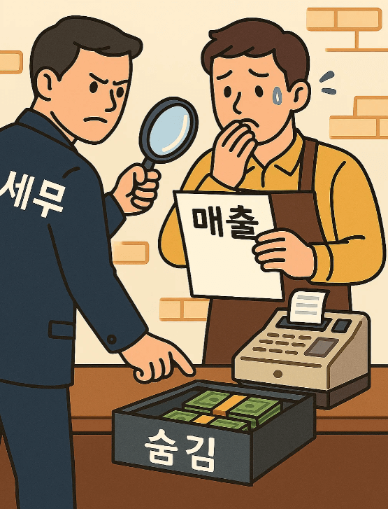매출누락 단속 기준과 과세 사례