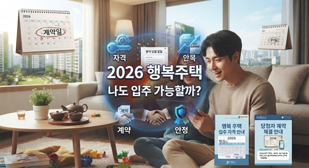 전세보증금이 부담이었는데 행복주택에 청약된 부부