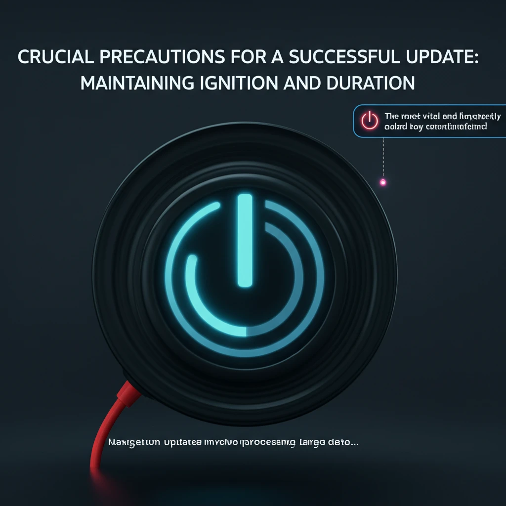 G90 내비 업데이트 시동 끄면 안 ..