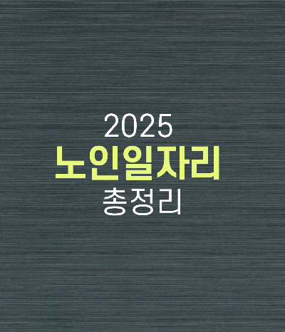2025 노인일자리 정보 
정부지원 민간 취업