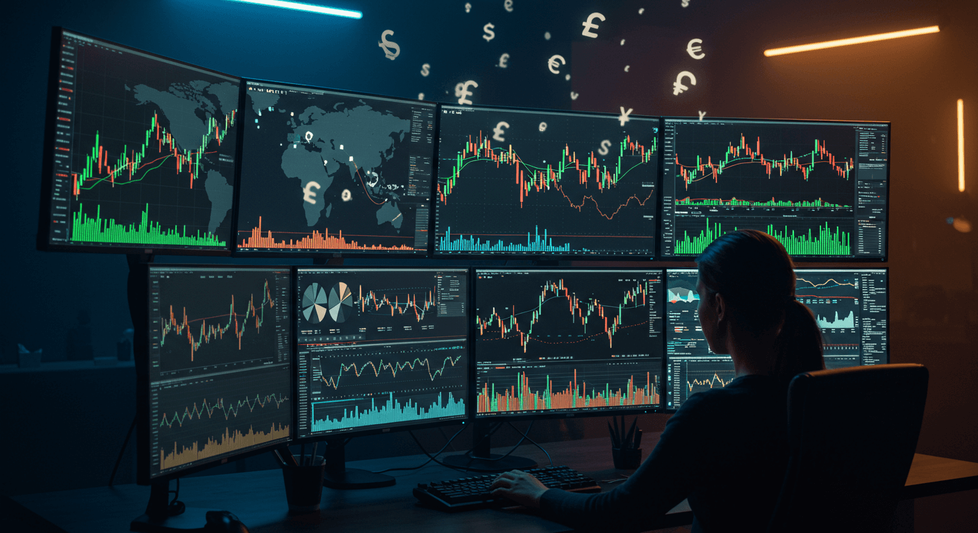 환율등락 모니터