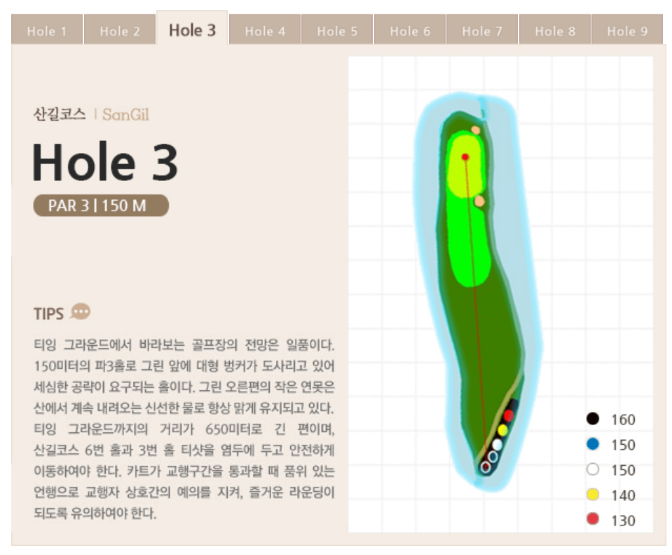 세일 컨트리클럽 산길코스 3