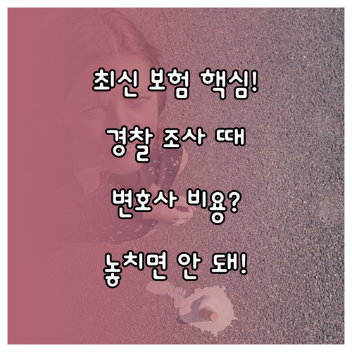 최신 운전자보험 필수 점검: 경찰 조..