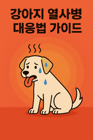 폭염 경보 시 강아지 열사병 예방과 응급 대처법