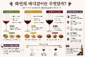 와인의 바디감이란 무엇일까? 와인 초보도 쉽게 이해하는 방법