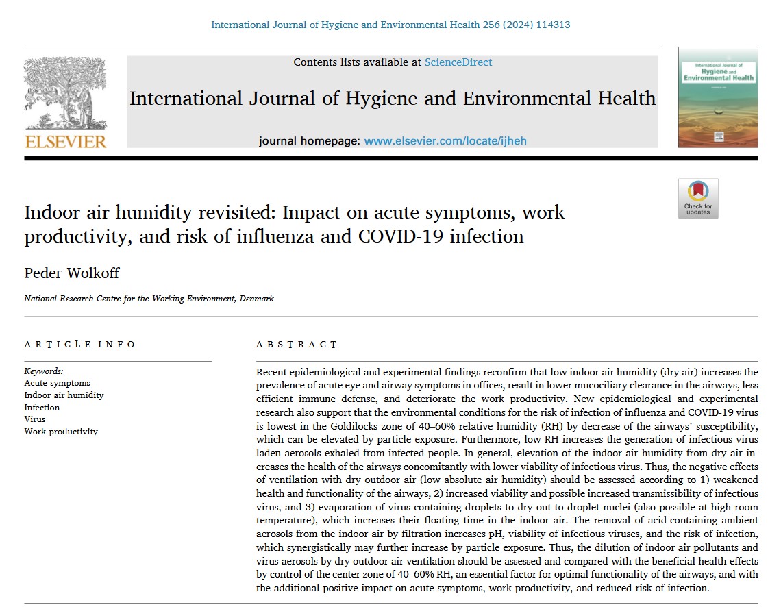 겨울철 실내 습도