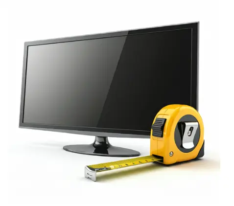 43인치 TV 크기 가로세로 사이즈