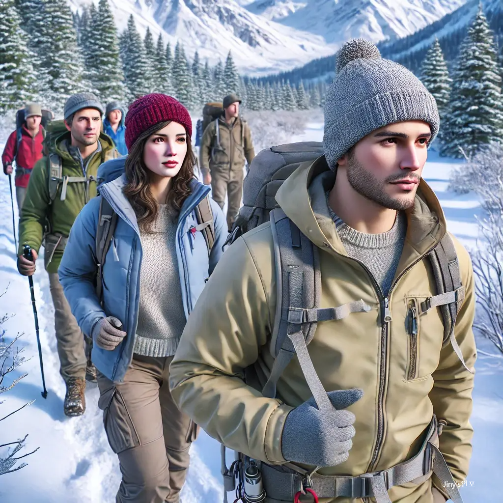 등산으로 겨울 자연 만끽하기