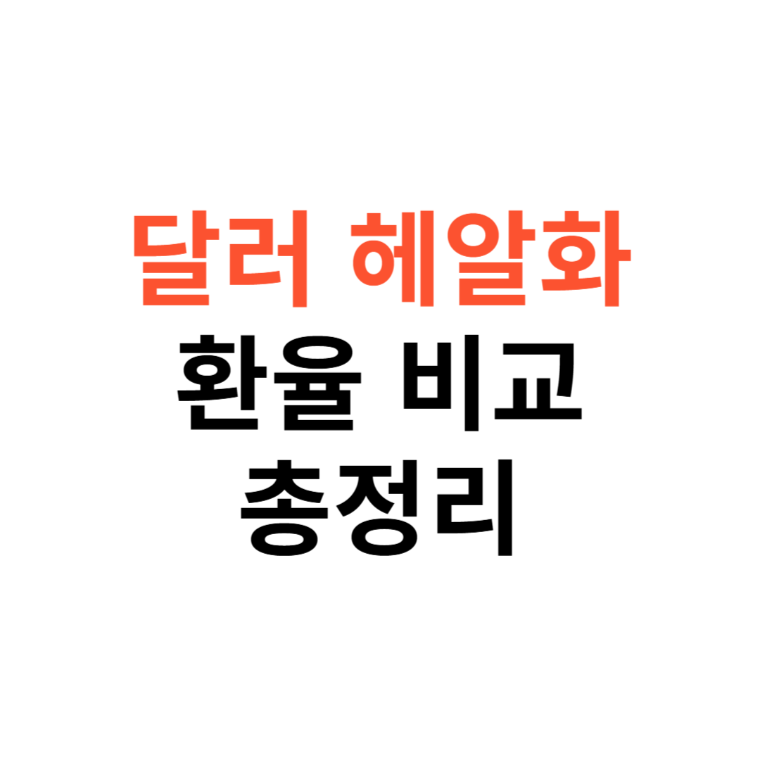 달러 헤알화환율