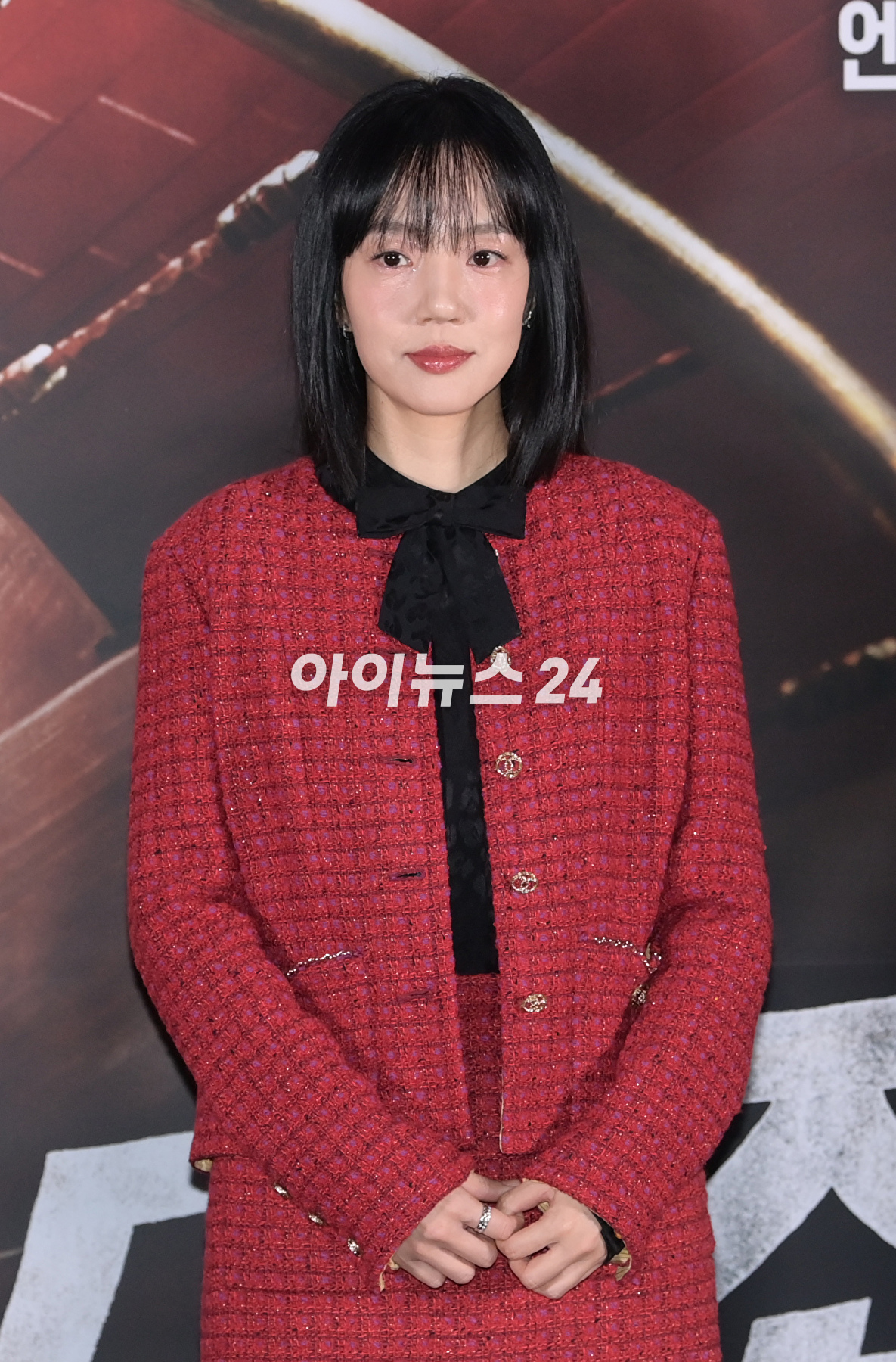 배우 임수정이 14일 오후 서울 강남구 삼성동 메가박스 코엑스에서 진행된 영화 '거미집'(감독 김지운) 언론시사회에 참석하고 있다. [사진=정소희 기자]