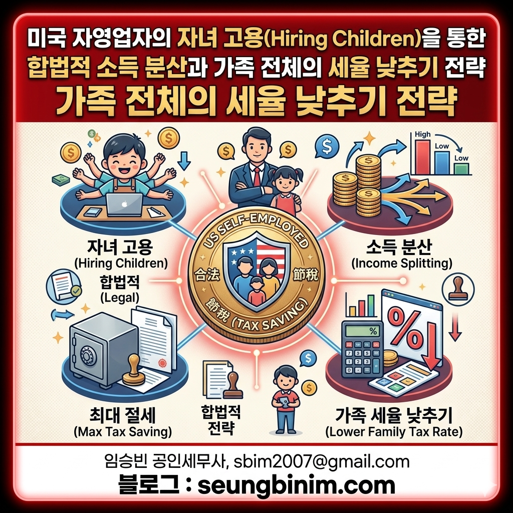 자녀 고용을 통한 세율 낮추기
