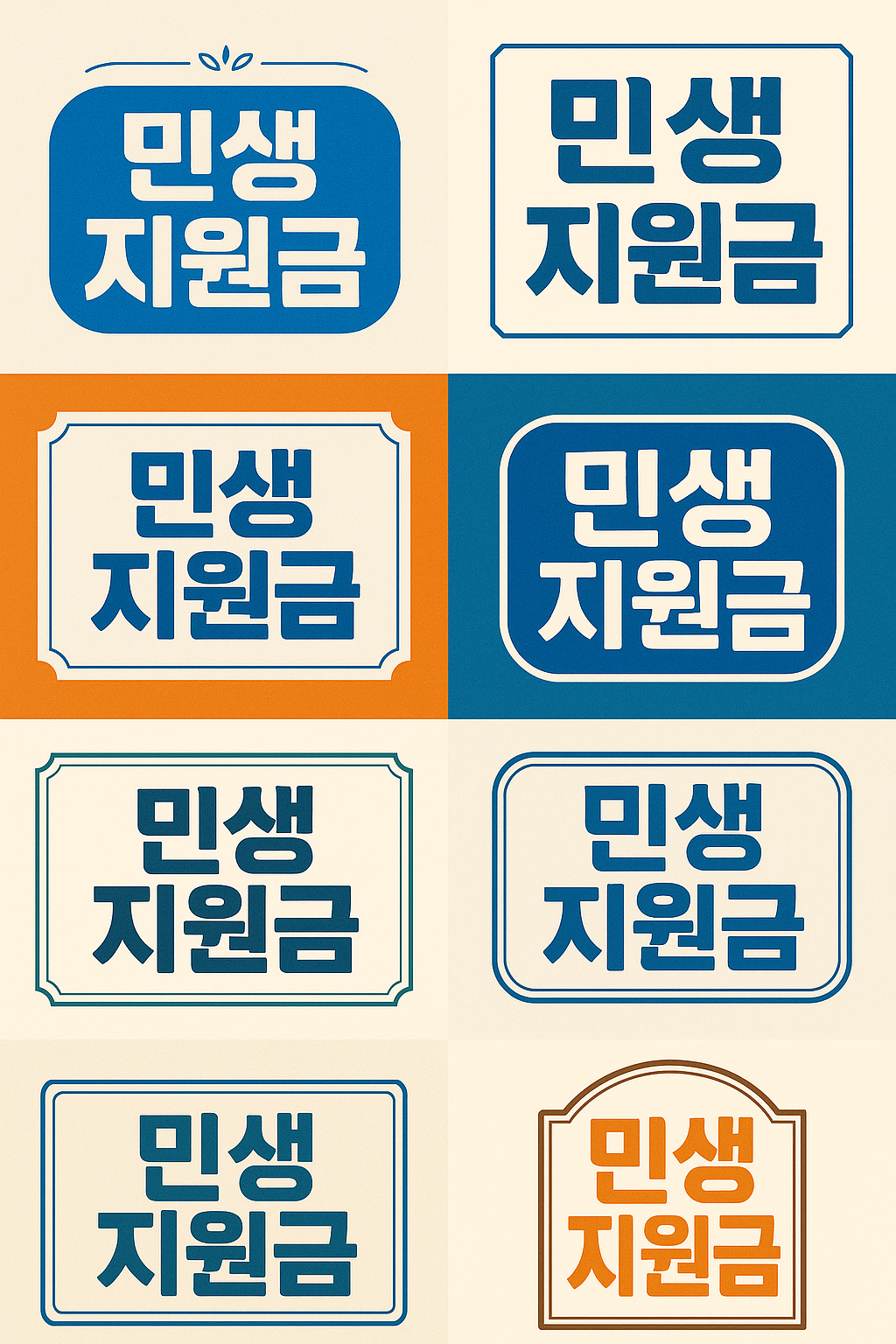 민생지원금 신청방법 관련 사진