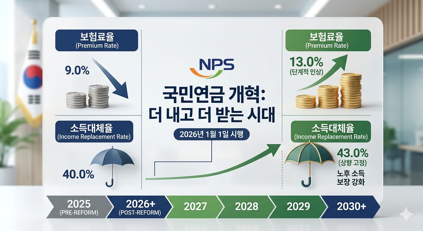 국민연금 요율 인상에 따른 기업 인건비 부담 증가 구조도