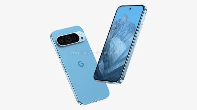 구글 픽셀 9의 새로운 렌더링 이미지가 공개(이미지출처- 91mobiles)