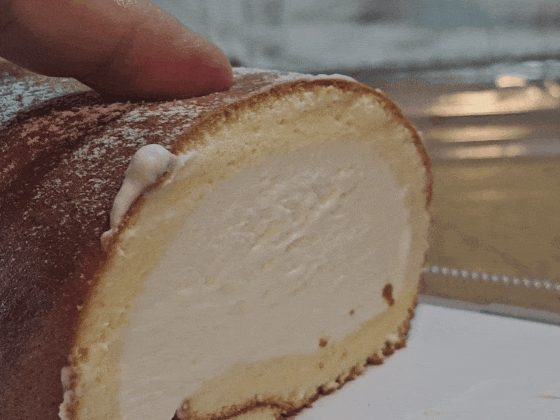 코스트코 우유크림 롤케익 크림 탄력성